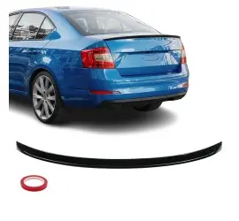 Trunk Spoiler for Skoda Octavia MK3 (13-20), glossy black