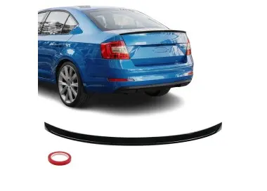 Trunk Spoiler for Skoda Octavia MK3 (13-20), glossy black
