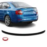 Trunk Spoiler for Skoda Octavia MK3 (13-20), glossy black