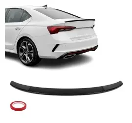 V-style Trunk Spoiler for Skoda Octavia MK4 (20-),...
