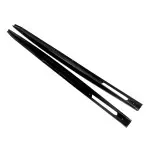 AC-style Side Skirt Extensions set for BMW G22 / G23 (20-26) with M-Pack, glossy black
