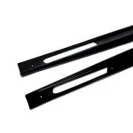 AC-style Side Skirt Extensions set for BMW G22 / G23 (20-26) with M-Pack, glossy black