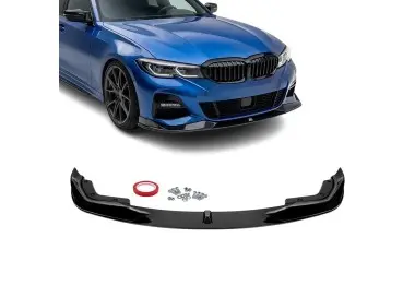 AC-style Front Bumper Lip Spoiler for BMW G20 / G21 PRE-LCI (18-22), glossy black