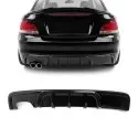 WR Rear Bumper Diffuser for BMW E82 / E88 M-Pack, glossy black