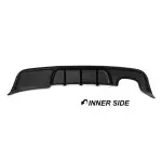 WR Rear Bumper Diffuser for BMW E82 / E88 M-Pack, glossy black