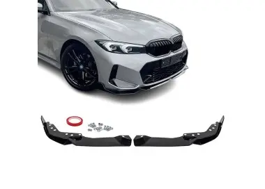 Performance Front Bumper Lip Spoiler for BMW G20 / G21 LCI (22-26), glossy black