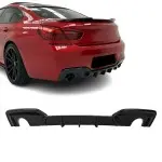 WR Rear Bumper Diffuser for BMW F06 / F12 / F13 (640i / 640d) M-Pack, glossy black