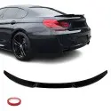 M4 style Trunk Spoiler for BMW F06 / F13, glossy black