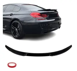 M4 style Trunk Spoiler for BMW F06 / F13, glossy black