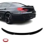M4 style Trunk Spoiler for BMW F06 / F13, glossy black