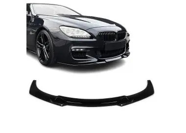 WR Front Bumper Lip Spoiler for BMW F06 / F12 / F13 (11-18) M-Pack, glossy black