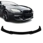 WR Front Bumper Lip Spoiler for BMW F06 / F12 / F13 (11-18) M-Pack, glossy black