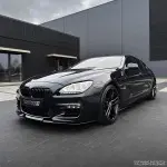 WR Front Bumper Lip Spoiler for BMW F06 / F12 / F13 (11-18) M-Pack, glossy black