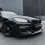WR Front Bumper Lip Spoiler for BMW F06 / F12 / F13 (11-18) M-Pack, glossy black