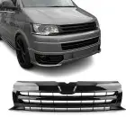 Badgeless Front Grille for VW T5.1 (09-14), glossy black