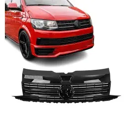 Front Grille for VW T6 (15-19), glossy black