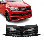 Front Grille for VW T6 (15-19), glossy black