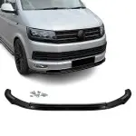 MX-style Front bumper Lip for VW T6 (15-19), glossy black