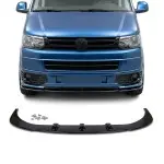Front Lower Spoiler for VW T5.1 (09-14) with Sportline lip, glossy black