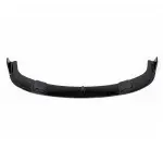 HM Front Bumper Lip Spoiler for BMW E60 / E61 with M-Tech bumper, glossy black V2: EXTRA-STRONG VERSION