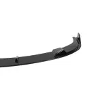 HM Front Bumper Lip Spoiler for BMW E60 / E61 with M-Tech bumper, glossy black V2: EXTRA-STRONG VERSION