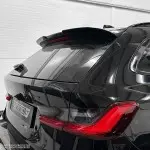 MX-style Roof Spoiler for BMW G21 / G81 Touring, glossy black