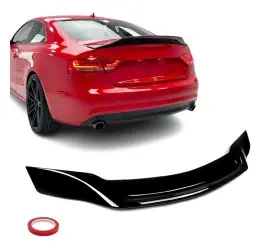 R-style Trunk Spoiler for Audi A5 B8 Coupe (07-16),...