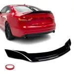 R-style Trunk Spoiler for Audi A5 B8 Coupe (07-16), glossy black