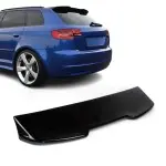 RS-style Roof Spoiler for Audi A3 8P (05-12) 5-door hatchback, glossy black