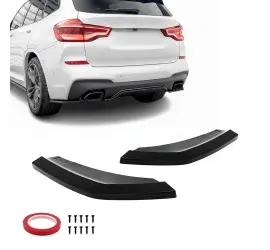 MX-style Rear Bumper Side Flaps - Splitters set for...
