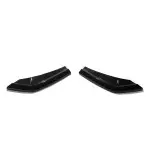 MX-style Rear Bumper Side Flaps - Splitters set for BMW X3 G01 PRE-LCI (18-21) with M-Pack, glossy black