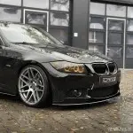 Front bumper Lip Spoiler for BMW E90 / E91 with M3 style bumper, glossy black