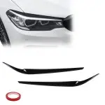 Headlight Eyebrows / Trims set for G30 / G31 PRE-LCI (17-20), glossy black