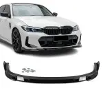 HAUER Front Bumper Lip Spoiler for BMW G20 / G21 LCI (22-26) M-Pack, glossy black