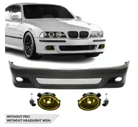 M Pack Front Bumper for BMW E39, without PDC, without...