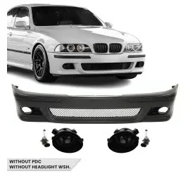 M Pack Front Bumper for BMW E39, without PDC, without...