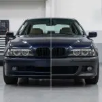 M Pack Front Bumper for BMW E39, with PDC and headlight washers, with clear fog lights