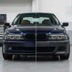 M Pack Front Bumper for BMW E39, with PDC and headlight washers, with smoked fog lights