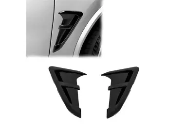M style Fender Vent Trims for BMW X3 G01, F97 / X4 G02, F98 (18-24), glossy black