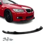 WR Front Bumper Lip Spoiler for BMW E92 / E93 LCI (10-13) with M-Pack bumper, EXTRA-STRONG VERSION