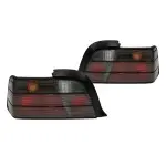 Tail Lights set for BMW E36 coupe / convertible (90-99), smoked