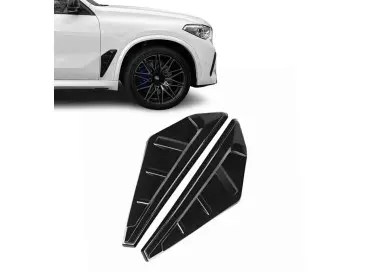 X5M-inspired Fender Vent Trims for BMW X5 G05 / F95, glossy black