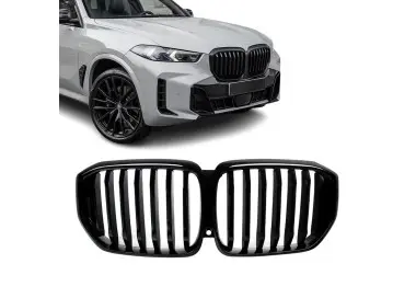 Front Kidney Grille for BMW X5 G05 LCI (23-), glossy black