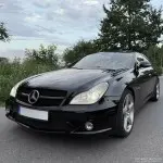 Front Grille for Mercedes-Benz CLS (C219 / W219) prefacelift (04-07), glossy black