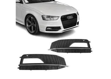 Fog Light Grille / Covers for Audi A4 B8.5 S-Line / S4 B8.5 (12-15)