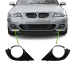 Fog light Trims / Covers set for BMW E60 / E61 with M-Tech / M-Pack front bumper