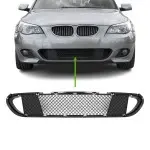 Central Lower Grille + Covers set for BMW E60 / E61 with M-Tech / M-Pack bumper
