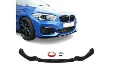 Front bumper Lip for BMW F20 / F21 LCI (15-19), glossy black
