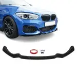 Front bumper Lip for BMW F20 / F21 LCI (15-19), glossy black