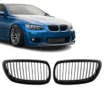 Front kidney Grille set for BMW E92 / E93 (06-10), glossy black